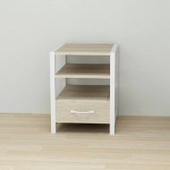 Тумба універсальна Ferrum-decor Вів'єн 1/1 50x41x40 білий ДСП Дуб Сонома 16мм (FRD-104148) Тумба універсальна Ferrum-decor Вів'єн 1/1 50x41x40 білий ДСП Дуб Сонома 16мм (FRD-104148)