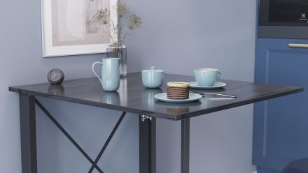 Стіл-книга трансформер Оріон 1 Ferrum-decor 750x810x730 Чорний метал ДСП Сосна Кембра 16 мм (FRD-104599) Стіл-книга трансформер Оріон 1 Ferrum-decor 750x810x730 Чорний метал ДСП Сосна Кембра 16 мм (FRD-104599)