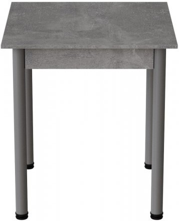 Стіл кухонний Ferrum-decor Агата 75x70x70 Сірий ДСП Бетон 16мм (FRD-105556)