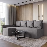 Кутовий диван ортопедичний iSmart MORRO Maxi єврокнижка 205x149 см (матрац Pocket spring) сірий Laura 33 (ISM-051357) Кутовий диван ортопедичний iSmart MORRO Maxi єврокнижка 205x149 см (матрац Pocket spring) сірий Laura 33 (ISM-051357)