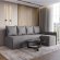 Кутовий диван ортопедичний iSmart MORRO Maxi єврокнижка 205x149 см (матрац Pocket spring) сірий Laura 33 (ISM-051357)