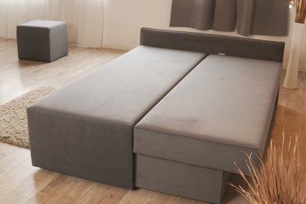 Кутовий диван ортопедичний iSmart MORRO Maxi єврокнижка 205x149 см (матрац Pocket spring) сірий Laura 33 (ISM-051357)