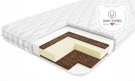 Матрац Baby Veres School 80х160х18 см 52.111.10 Матрац Baby Veres School 80х160х18 см 52.111.10