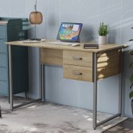 Письмовий стіл Ferrum-decor Дакота 75x120x60 сірий ДСП Дуб Сонома 16мм (FRD-102311) Письмовий стіл Ferrum-decor Дакота 75x120x60 сірий ДСП Дуб Сонома 16мм (FRD-102311)