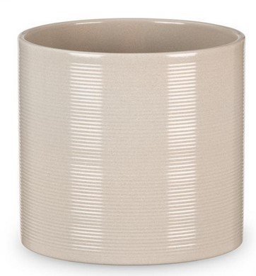 Кашпо для квітів керамічне 9 кремовий 45550 Кашпо для квітів керамічне 9 кремовий 45550