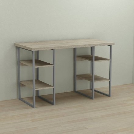Письмовий стіл Ferrum-decor Карен 76x120x70 сірий ДСП Дуб Сонома 32мм (FRD-102444) Письмовий стіл Ferrum-decor Карен 76x120x70 сірий ДСП Дуб Сонома 32мм (FRD-102444)
