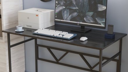 Комп'ютерний стіл Ferrum-decor Раян 75x100x60 чорний ДСП Сосна Кембра 16мм (FRD-103675)