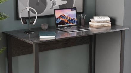 Комп'ютерний стіл Ferrum-decor Курт 75x100x70 чорний ДСП Сосна Кембра 16мм (FRD-103930) Комп'ютерний стіл Ferrum-decor Курт 75x100x70 чорний ДСП Сосна Кембра 16мм (FRD-103930)