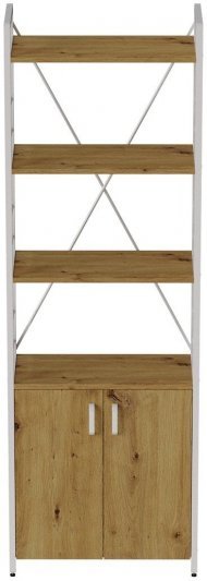 Етажерка 4/60 Ferrum-decor Серії Конект із тумбою 179x60x28 Білий ДСП Артизан (FRD-104496)