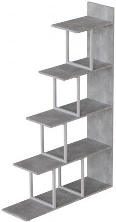 Етажерка Ferrum-decor Стелла 1600x1020x300 Білий метал ДСП Бетон (FRD-105495) Етажерка Ferrum-decor Стелла 1600x1020x300 Білий метал ДСП Бетон (FRD-105495)