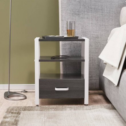 Тумба універсальна Ferrum-decor Вів'єн 1/1 50x41x40 білий ДСП Сосна Кембра 16мм (FRD-104150) Тумба універсальна Ferrum-decor Вів'єн 1/1 50x41x40 білий ДСП Сосна Кембра 16мм (FRD-104150)
