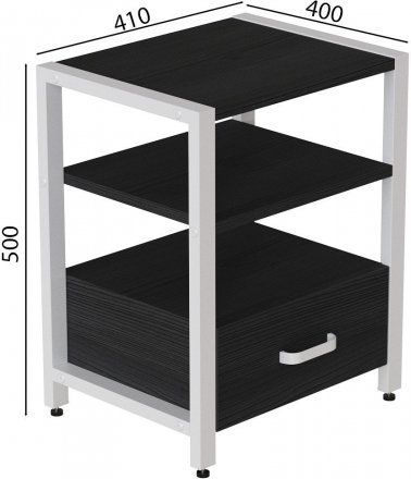 Тумба універсальна Ferrum-decor Вів'єн 1/1 50x41x40 білий ДСП Сосна Кембра 16мм (FRD-104150) Тумба універсальна Ferrum-decor Вів'єн 1/1 50x41x40 білий ДСП Сосна Кембра 16мм (FRD-104150)