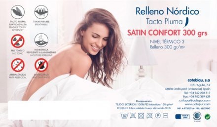 Ковдра зима-літо Nordico Confort Satin 300 200х200 см