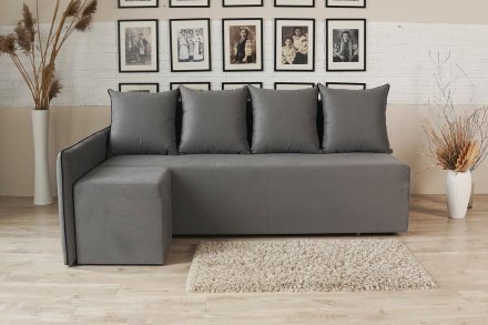 Кутовий диван ортопедичний iSmart MORRO Maxi єврокнижка 205x149 см (матрац Pocket spring) світло-бежевий Laura 2 (ISM-051358)
