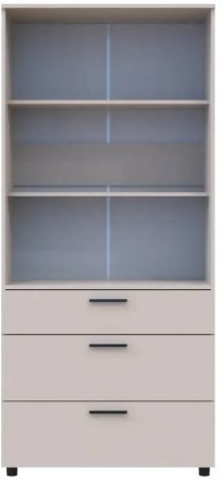 Шафа для одягу Doros Торн Кашемір 2 ДСП/3Ш (полиці) 90х51.6х200 (DRS-012028) Шафа для одягу Doros Торн Кашемір 2 ДСП/3Ш (полиці) 90х51.6х200 (DRS-012028)