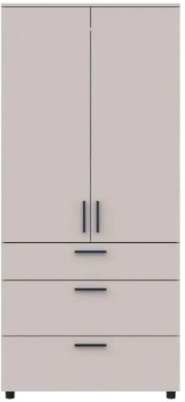 Шафа для одягу Doros Торн Кашемір 2 ДСП/3Ш (полиці) 90х51.6х200 (DRS-012028) Шафа для одягу Doros Торн Кашемір 2 ДСП/3Ш (полиці) 90х51.6х200 (DRS-012028)