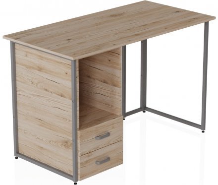Комп'ютерний стіл Ferrum-decor Отто 75x140x70 сірий ДСП Дуб Сан-Марино 16мм (FRD-101524) Комп'ютерний стіл Ferrum-decor Отто 75x140x70 сірий ДСП Дуб Сан-Марино 16мм (FRD-101524)