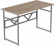 Комп'ютерний стіл Ferrum-decor Райан 75x140x70 сірий ДСП Дуб Сан-Марино 32мм (FRD-101649)