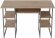 Комп'ютерний стіл Ferrum-decor Тім 75x140x70 сірий ДСП Дуб Сан-Марино 16мм (FRD-101900)