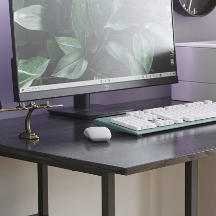Комп'ютерний стіл Ferrum-decor Кевін 75x120x60 чорний ДСП Сосна Кембра 16мм (FRD-103803)