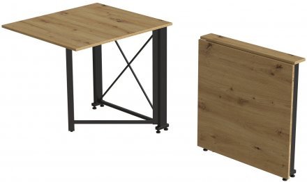 Стіл-книга трансформер Оріон 1 Ferrum-decor 750x810x730 Чорний метал ДСП Дуб Артизан 16 мм (FRD-104602) Стіл-книга трансформер Оріон 1 Ferrum-decor 750x810x730 Чорний метал ДСП Дуб Артизан 16 мм (FRD-104602)