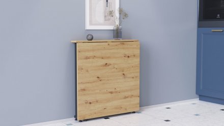 Стіл-книга трансформер Оріон 1 Ferrum-decor 750x810x730 Чорний метал ДСП Дуб Артизан 16 мм (FRD-104602) Стіл-книга трансформер Оріон 1 Ferrum-decor 750x810x730 Чорний метал ДСП Дуб Артизан 16 мм (FRD-104602)