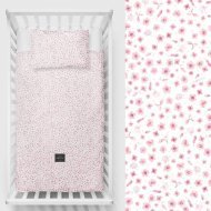 Дитяча постіль наволочка та підковдра Pink Flowers lullalove-1403 Дитяча постіль наволочка та підковдра Pink Flowers lullalove-1403