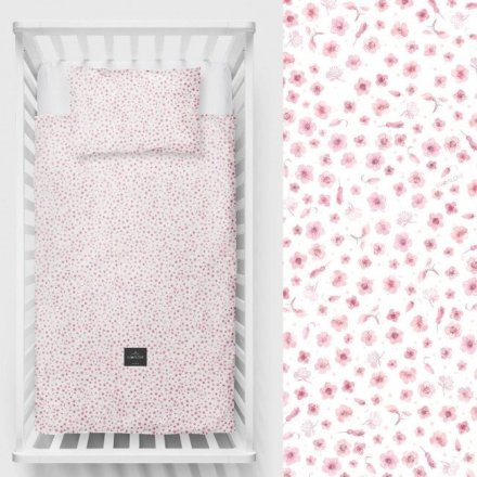 Дитяча постіль наволочка та підковдра Pink Flowers lullalove-1403 Дитяча постіль наволочка та підковдра Pink Flowers lullalove-1403