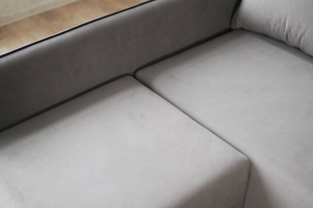 Кутовий диван ортопедичний iSmart MORRO Maxi єврокнижка 205x149 см (матрац Pocket spring) темно-коричневий Laura 8 (ISM-051359)
