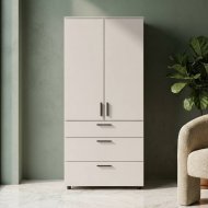Шафа для одягу Doros Торн Кашемір 2 ДСП/3Ш (штанга) 90х51.6х200 (DRS-012029) Шафа для одягу Doros Торн Кашемір 2 ДСП/3Ш (штанга) 90х51.6х200 (DRS-012029)