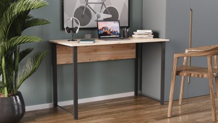 Комп'ютерний стіл Ferrum-decor Курт 75x140x70 чорний ДСП Дуб Сан-Марино 32мм (FRD-102039) Комп'ютерний стіл Ferrum-decor Курт 75x140x70 чорний ДСП Дуб Сан-Марино 32мм (FRD-102039)