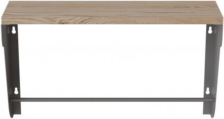 Полиця настінна Ferrum-decor Світ 300x600x150 метал Сірий ДСП Дуб Сан-Марино 16 мм (FRD-102815) Полиця настінна Ferrum-decor Світ 300x600x150 метал Сірий ДСП Дуб Сан-Марино 16 мм (FRD-102815)