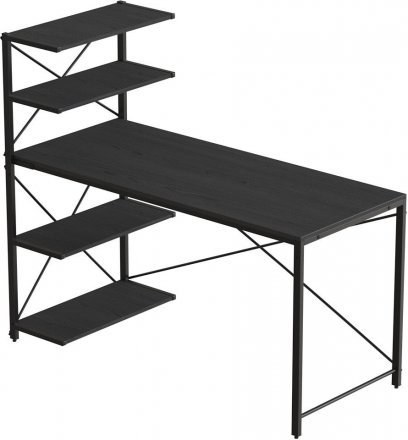 Комп'ютерний стіл Ferrum-decor Джек 75x120x60 Чорний ДСП Сосна Кембра (FRD-104381)