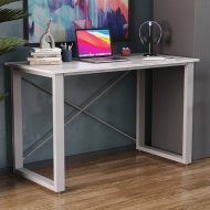 Письмовий стіл Ferrum-decor Драйв 750x1000x600 Сірий метал ДСП Бетон 16 мм (FRD-103100)