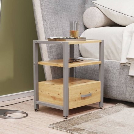Тумба універсальна Ferrum-decor Вів'єн 1/1 50x41x40 сірий ДСП Дуб Сан-Марино 16мм (FRD-104152) Тумба універсальна Ferrum-decor Вів'єн 1/1 50x41x40 сірий ДСП Дуб Сан-Марино 16мм (FRD-104152)
