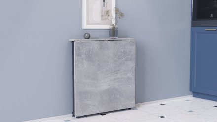 Стіл-книга трансформер Оріон 1 Ferrum-decor 750x810x730 Чорний метал ДСП Бетон 16 мм (FRD-104603) Стіл-книга трансформер Оріон 1 Ferrum-decor 750x810x730 Чорний метал ДСП Бетон 16 мм (FRD-104603)