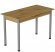 Стіл кухонний Ferrum-decor Беніта 75x120x80 Сірий ДСП Дуб Артизан 16мм (FRD-105701)