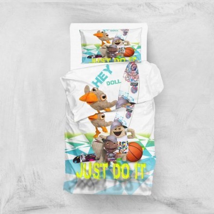 Постільна білизна 3D Micro Satin Hey Beyaz 160x220 см Постільна білизна 3D Micro Satin Hey Beyaz 160x220 см