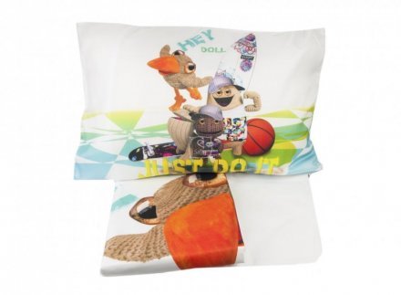 Постільна білизна 3D Micro Satin Hey Beyaz 160x220 см Постільна білизна 3D Micro Satin Hey Beyaz 160x220 см