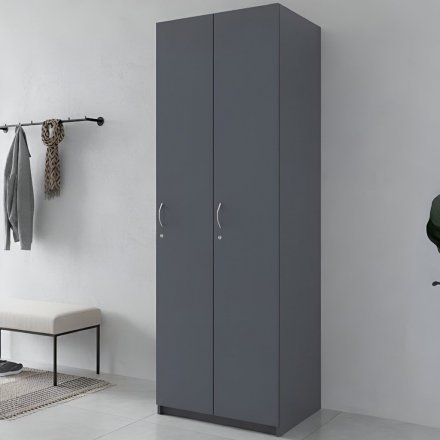 Роздягальня Doros 2-х секційна Графіт 2 ДСП 60х52х180 (DRS-011613) Роздягальня Doros 2-х секційна Графіт 2 ДСП 60х52х180 (DRS-011613)