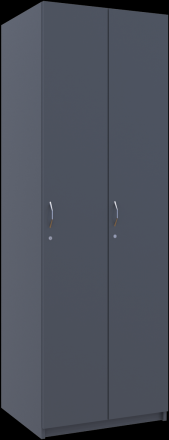 Роздягальня Doros 2-х секційна Графіт 2 ДСП 60х52х180 (DRS-011613) Роздягальня Doros 2-х секційна Графіт 2 ДСП 60х52х180 (DRS-011613)