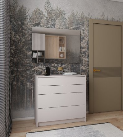 Комод Doros Дейл Кашемір 4Ш 90х41х85 (DRS-011952) Комод Doros Дейл Кашемір 4Ш 90х41х85 (DRS-011952)