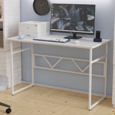 Письмовий стіл Ferrum-decor Раян 75x100x70 білий ДСП Біле 16мм (FRD-101151) Письмовий стіл Ferrum-decor Раян 75x100x70 білий ДСП Біле 16мм (FRD-101151)