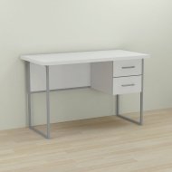 Письмовий стіл Ferrum-decor Дакота 76x120x60 сірий ДСП Біле 32мм (FRD-102315) Письмовий стіл Ferrum-decor Дакота 76x120x60 сірий ДСП Біле 32мм (FRD-102315)