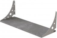 Полиця настінна Ferrum-decor Ханді 2 240x500x240 метал Білий ДСП Бетон 16 мм (FRD-102567)