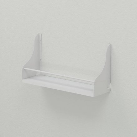 Полиця настінна Ferrum-decor Ізі 260x600x150 метал Білий ДСП Біле 16 мм (FRD-102933)