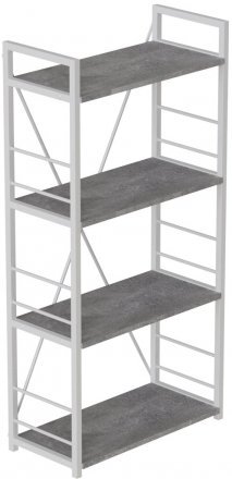 Етажерка 4/60 Ferrum-decor Серії Конект 120x60x28 білий ДСП Бетон 16мм (FRD-105528) Етажерка 4/60 Ferrum-decor Серії Конект 120x60x28 білий ДСП Бетон 16мм (FRD-105528)