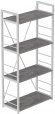 Етажерка 4/60 Ferrum-decor Серії Конект 120x60x28 білий ДСП Бетон 16мм (FRD-105528)