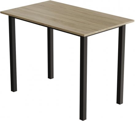 Стіл універсальний Knap Ferrum-decor 750x1000x600 Чорний метал ДСП Дуб Сонома 16 мм (FRD-106341) Стіл універсальний Knap Ferrum-decor 750x1000x600 Чорний метал ДСП Дуб Сонома 16 мм (FRD-106341)