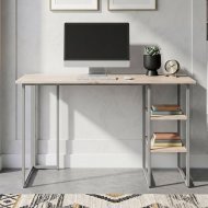 Комп'ютерний стіл Ferrum-decor Кевін 75x100x60 сірий ДСП Дуб Сан-Марино 16мм (FRD-106834)